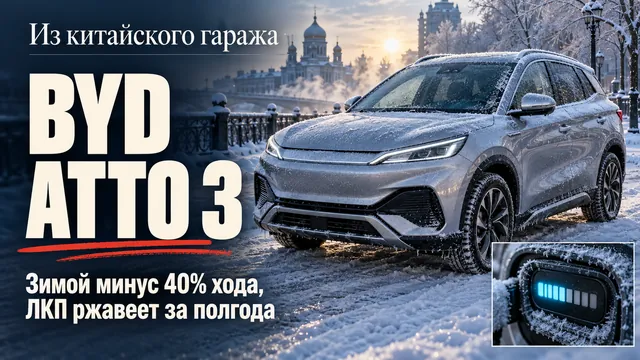 BYD Atto 3 через год по-китайски: владельцы о зимних 60% запаса хода и ржавых петлях дверей