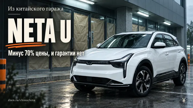 Электромобиль за 140 тысяч юаней потерял 70% цены за два года, но не сломался