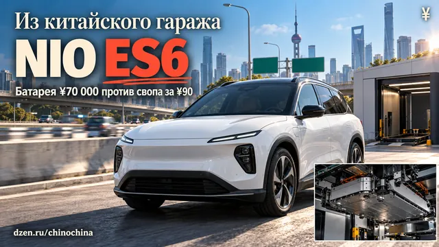 NIO ES6 спустя 3-4 года: китайские владельцы посчитали — новая батарея за ¥70 000 или своп за 3 минуты